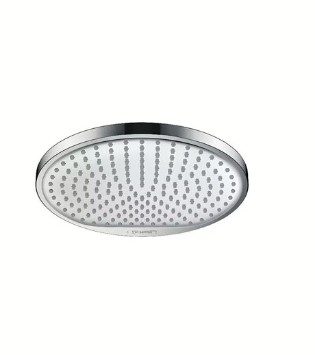 Nadglavna prha Hansgrohe Crometta S 240 v krom izvedbi s curkom Rain in silikonskimi šobami pro za enostavno čiščenje