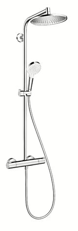 Hansgrohe Crometta S tušni sistem s termostatsko armaturo, nadglavna prha 240 mm in ročna prha, krom