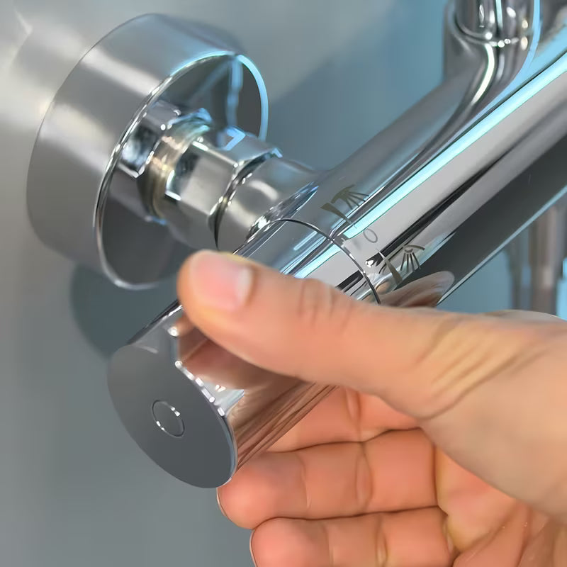 Hansgrohe Crometta S tušni sistem s termostatsko armaturo, nadglavna prha 240 mm in ročna prha, krom