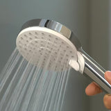 Hansgrohe Crometta S tušni sistem v krom izvedbi z nadglavno in ročno prho