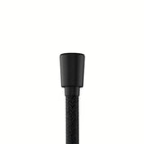 Tekstilna cev za tuš hansgrohe Designflex v mat črni barvi, dolžina 1,60 m