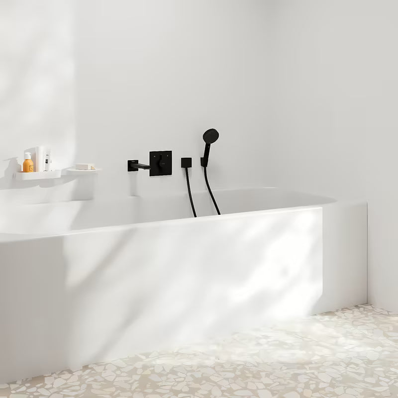 Hansgrohe duoturn E podometna armatura za tuš pro za 2 porabnika v mat črni barvi