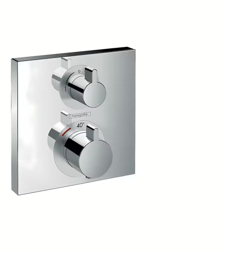 Hansgrohe Ecostat Square termostatska podometna armatura za tuš v krom izvedbi