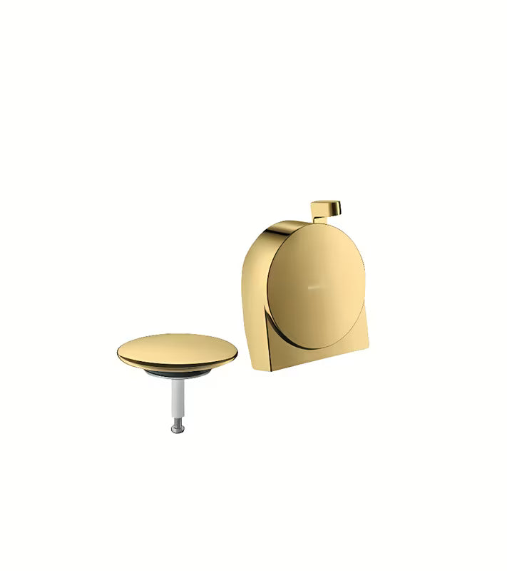 Hansgrohe Exafill S sifon za kad avtomatik z iztokom v kadi v sijajni zlati izvedbi