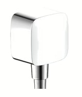 Hansgrohe fixfit priključek za tuš cev v izvedbi chrome s povratnim ventilom in priključkom G ½.