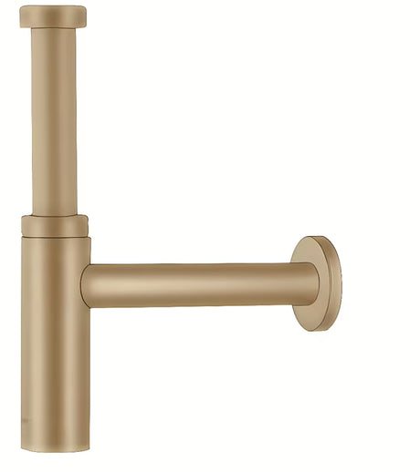 Hansgrohe Flowstar S sifon za umivalnik v brušeni bronasti izvedbi s pravokotnim dizajnom