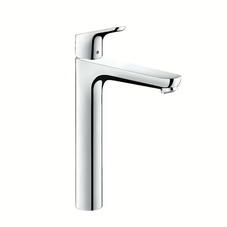 Hansgrohe Focus visoka enoročna armatura za umivalnik v krom izvedbi brez odtoka