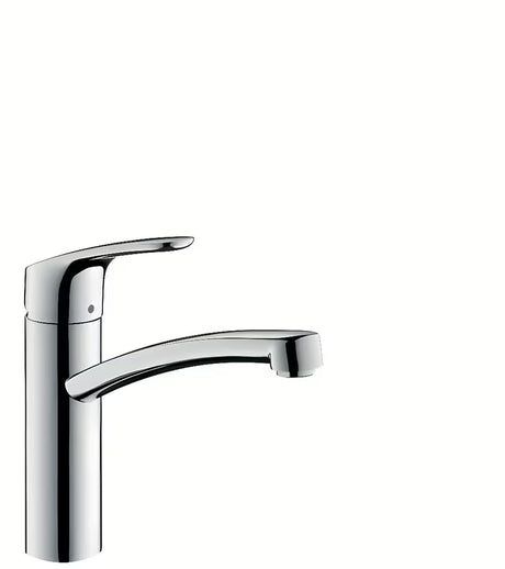 Hansgrohe Focus krom enoročna stoječa armatura za pomivalno korito z vrtljivim izlivom