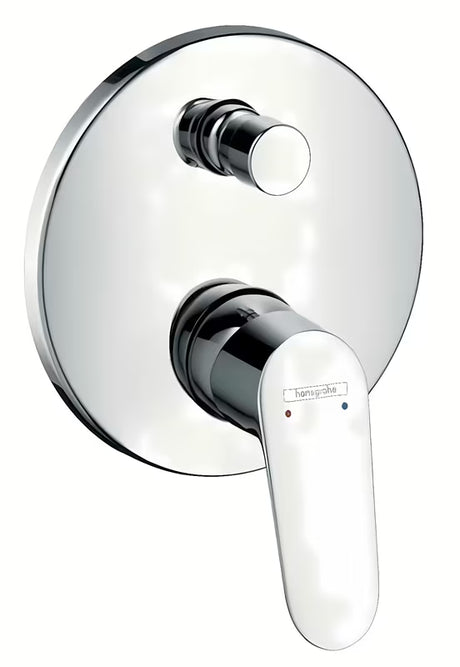 Hansgrohe Focus podometna enoročna pršna in armatura za kad v krom izvedbi