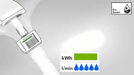 Kromirana enoročna stoječa armatura za umivalnik Hansgrohe HG248 v zaobljenem dizajnu
