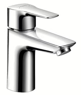 Kromiran enoročna stoječa armatura za umivalnik Hansgrohe HG248 z odtokom