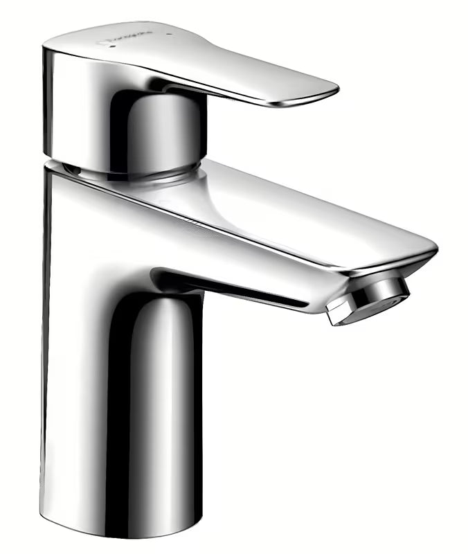 Kromiran enoročna stoječa armatura za umivalnik Hansgrohe HG248 z odtokom