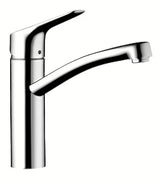 Kromirana stoječa armatura za pomivalno korito Hansgrohe HG248 z vrtljivim izlivom in tehnologijo EcoSmart