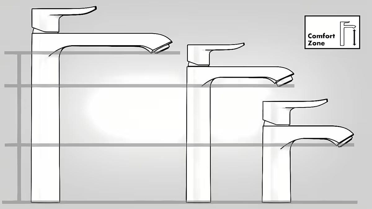 Kromirana enoročna stoječa armatura za umivalnik Hansgrohe HG248 z odtokom zaobljenog dizajna