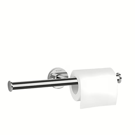Hansgrohe Logis kromiran držalo za toaletni papir z rezervnim držalom in skritim pritrjevanjem