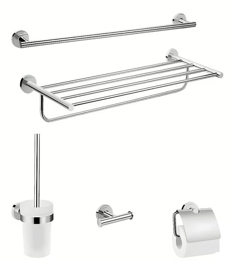 Hansgrohe Logis komplet kopalniških dodatkov v kromu s skritim pritrjevanjem
