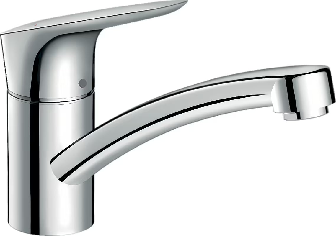 Hansgrohe Logis M31 enoročna stoječa armatura za pomivalno korito v kromu z vrtljivim izlivom