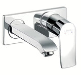 Hansgrohe Metris podometna armatura za umivalnik v krom izvedbi pro za stensko montažo