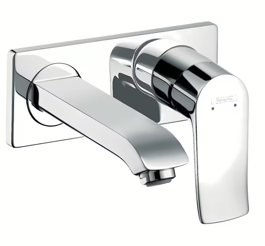 Hansgrohe Metris podometna armatura za umivalnik v krom izvedbi pro za stensko montažo