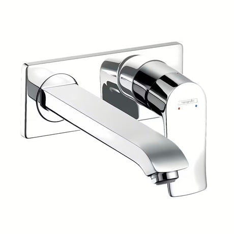 Hansgrohe Metris podometna armatura za umivalnik za stensko montažo v krom izvedbi