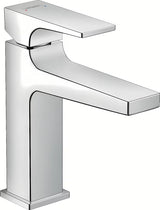 Kromirana umivalniška enoročna armatura Hansgrohe Metropol z odtočnim ventilom push-open