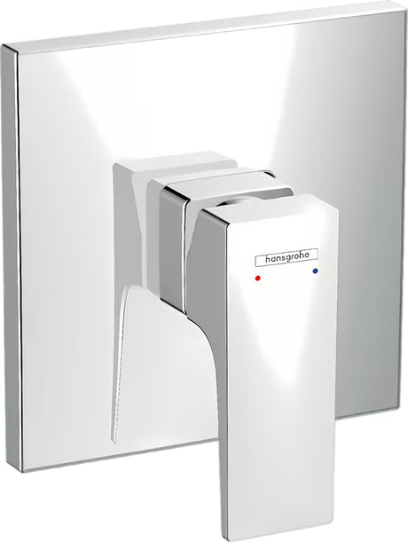 Hansgrohe Metropol podometna enoročna armatura za tuš v krom izvedbi z oglato zasnovo
