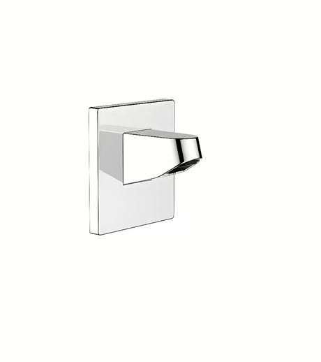 Krom držalo za nadglavno prho hansgrohe Pulsify pro za stensko montažo, dolžina 8 cm, pro za nadglavno prho 105 mm.