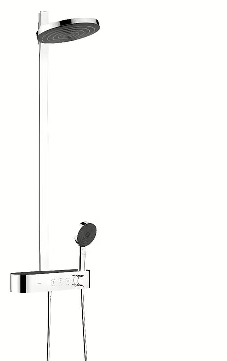 Hansgrohe Pulsify tušni sistem s termostatsko armaturo v kromu z nadglavno prho 260 mm