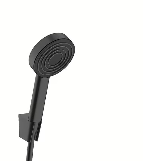 Hansgrohe Pulsify komplet za kad v mat črni barvi z ročno prho 105 mm, cevjo 1,25 m in držalom