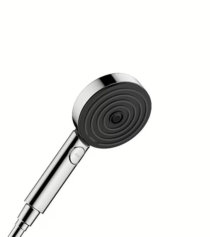 Krom ročna prha Hansgrohe Pulsify Select 105 s tremi curki in gumbom Select