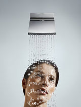 Nadglavna prha Hansgrohe Raindance Rainfall v izvedbi chrome s curkom RainFlow