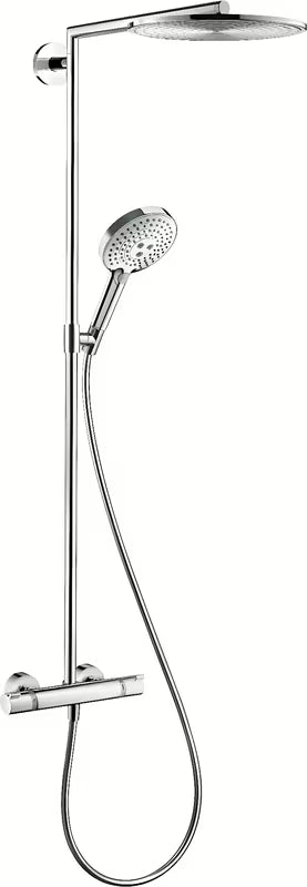 Hansgrohe Raindance S tušni sistem s termostatom v krom izvedbi z nadglavno prho 300 mm in ročno prho