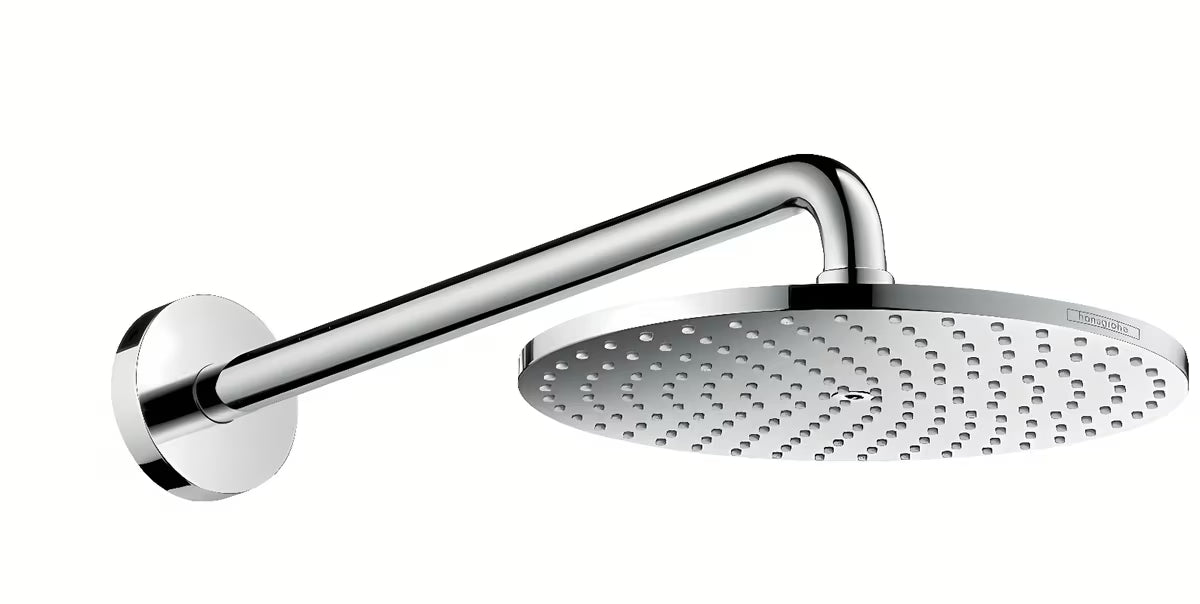 Hansgrohe Raindance S nadglavna prha v krom izvedbi s pršno roko in curkom PowderRain