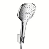 Hansgrohe Raindance Select E kadna tuš set v krom izvedbi z ročno prho 120 mm, držalom in cevjo 1,60 m