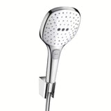 Hansgrohe Raindance Select E kadna tuš set v belo-krom izvedbi z ročno prho 120 mm in cevjo 1,60 m