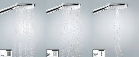 Kromirana kadna tuš set Hansgrohe Raindance Select S z ročno prho 125 mm, držalom in cevjo 1,60 m.
