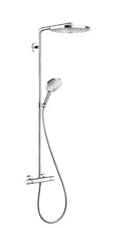 Hansgrohe Raindance Select S tušni sistem s termostatsko armaturo v krom izvedbi