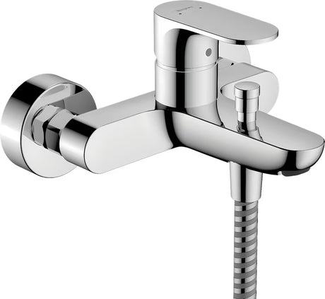 Hansgrohe Rebris S stenska enoročna armatura za kad v krom izvedbi