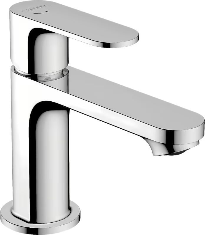 Kromirana umivalniška enoročna armatura Hansgrohe Rebris S funkcijo CoolStart