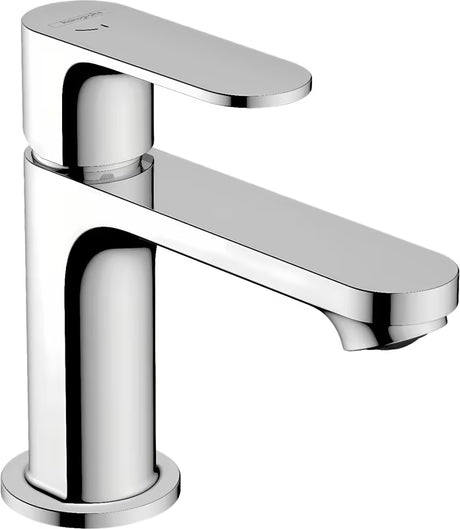 Kromirana umivalniška enoročna armatura Hansgrohe Rebris S funkcijo CoolStart
