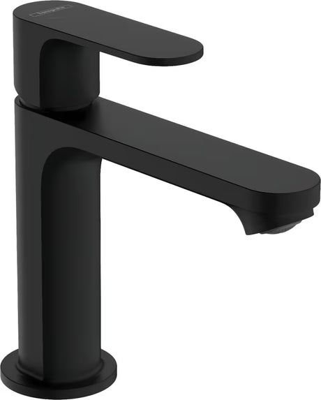 Hansgrohe Rebris S umivalniška enoročna armatura v mat črni barvi s tehnologijo CoolStart