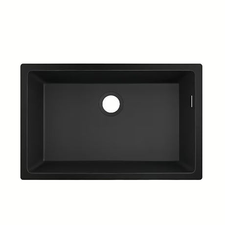 Granitni pomivalno korito hansgrohe S51 pro spodnja montaža v grafitno črni barvi
