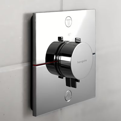 Hansgrohe showerselect Comfort E podometna termostatska armatura za tuš v krom izvedbi