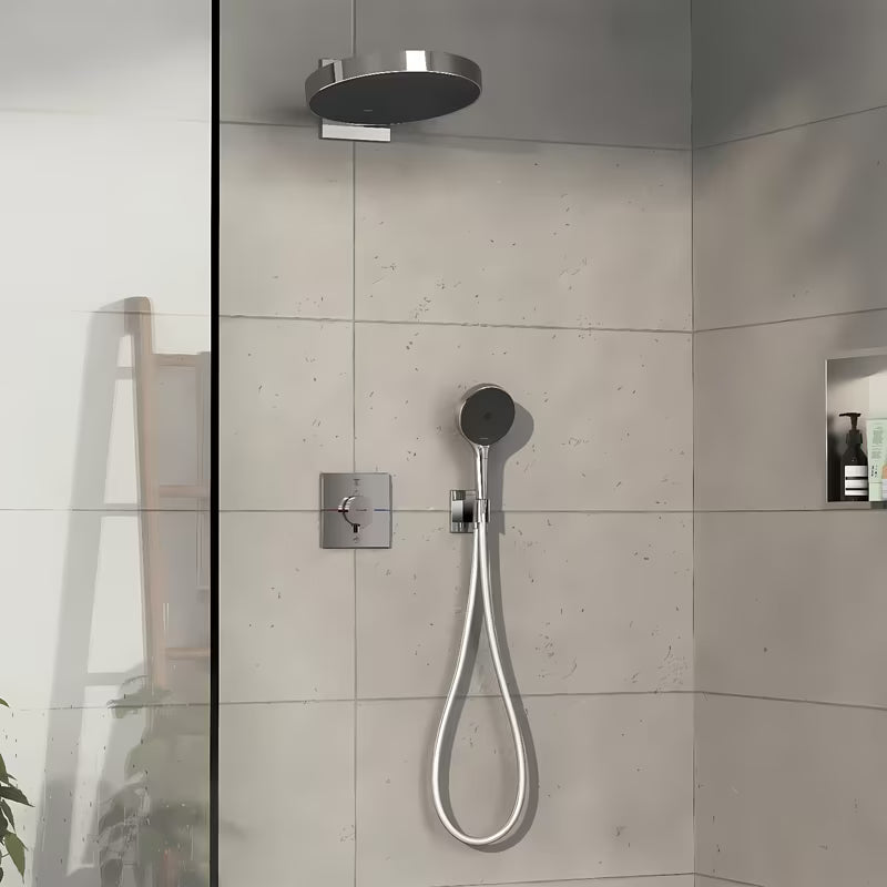 Hansgrohe showerselect Comfort E podometna termostatska armatura za tuš v krom izvedbi