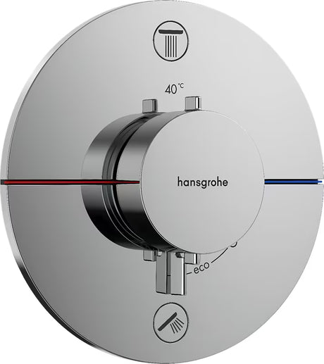 Hansgrohe showerselect Comfort S podometna termostatska armatura za tuš v krom izvedbi