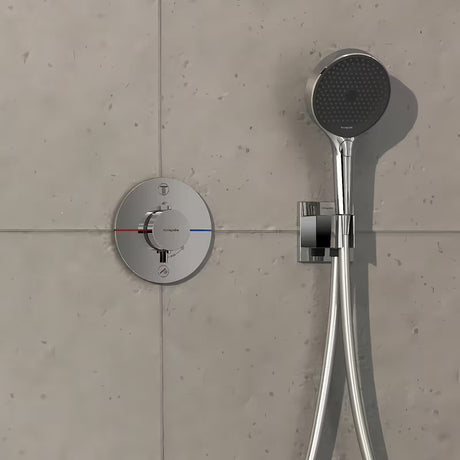 Hansgrohe showerselect Comfort S podometna termostatska armatura za tuš v krom izvedbi