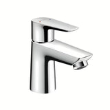 Kromirana enoročna armatura za umivalnik Hansgrohe Talis E 80 brez odtoka
