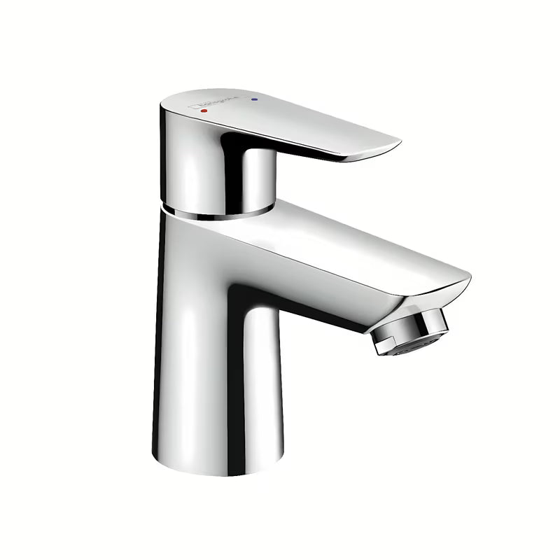 Kromirana enoročna armatura za umivalnik Hansgrohe Talis E 80 brez odtoka