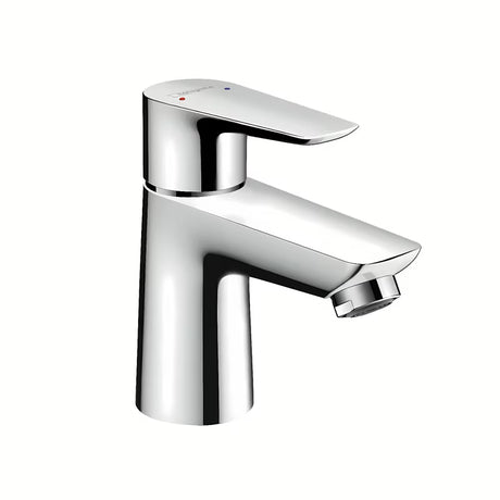 Kromirana enoročna armatura za umivalnik Hansgrohe Talis E 80 brez odtoka