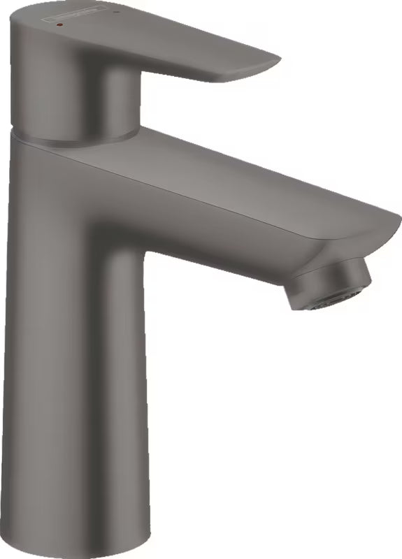 Umivalniška enoročna armatura Hansgrohe Talis E 110 z odtokom v obdelavi brušen črni krom.